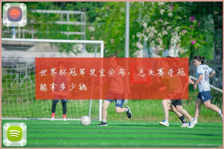 世界杯冠军奖金公布,总决赛夺冠能拿多少钱